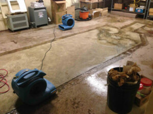 water damage restoration